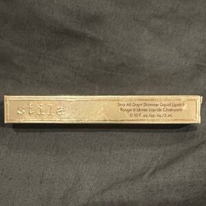 Stila Shimmer Liquid Lipstick in Gold Packaging